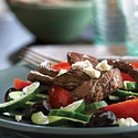 Grecian Beef, Tomato & Cucumber Salad